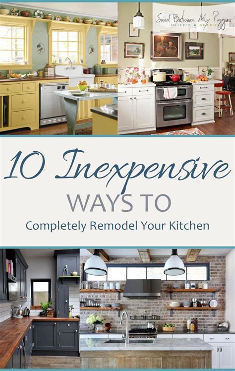 10 Inexpensive Ways To Completely Remodel Your Kitchen How To Remodel