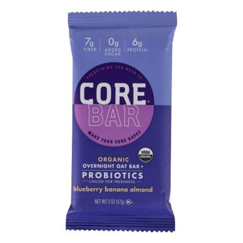 Core Foods Bar Probiotic Blubry 2 Oz Pack Of 8 Case Of 8 2 Oz