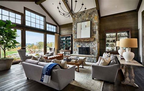 Contemporary Rustic Farmhouse With Stunning Living Spaces