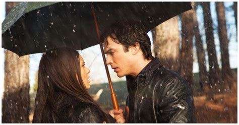 The Truth About Damon And Elena’s First Kiss On Vampire Diaries