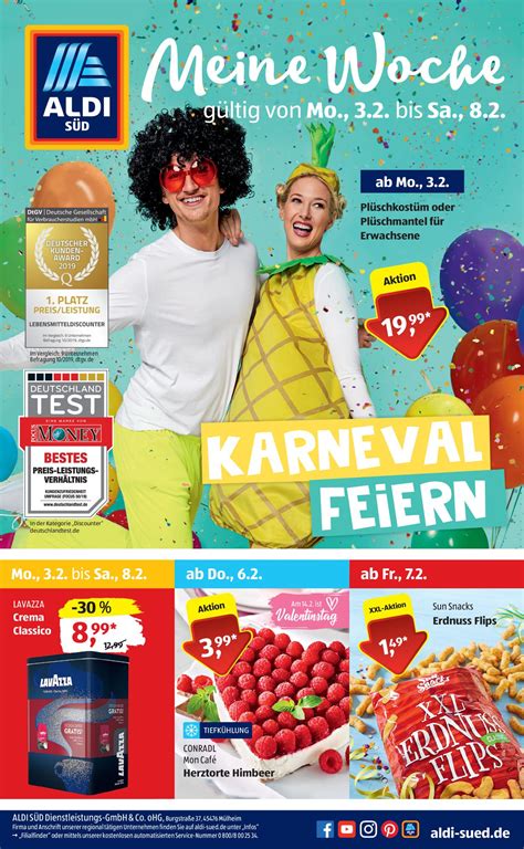 Aldi provides grocery products ranging from whole grain bread to ready meals. ALDI SÜD Aktueller Prospekt 03.02 - 08.02.2020 - jedewoche ...
