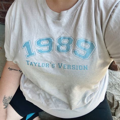 1989 Taylors Version Inspired Tee Shirt Taylor Swift Etsy