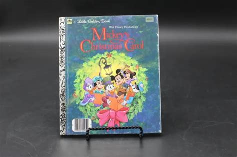 Walt Disney Mickeys Christmas Carol Little Golden Book 459 09 3