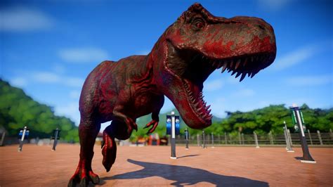 T Rex Vs Indoraptor Indominus Rex Breakout Fight Jurassic World