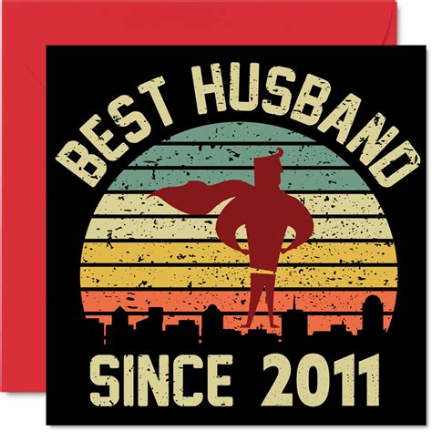 Buy 12th Anniversary Card For Husband From Wife Best Husband Since