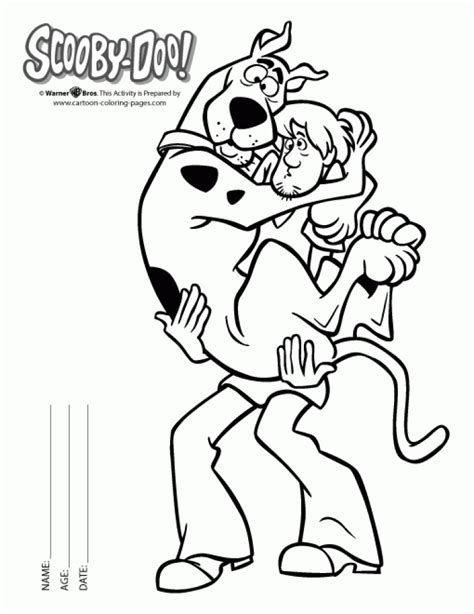 Scooby Doo Mystery Inc Coloring Pages Coloring Pages