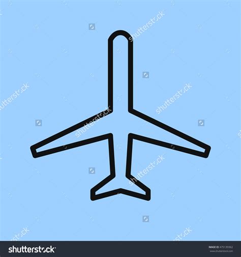 1) draw a rectangle that will define the conditional proportions and boundaries of the chosen drawing. Simple Airplane Drawing at GetDrawings | Free download