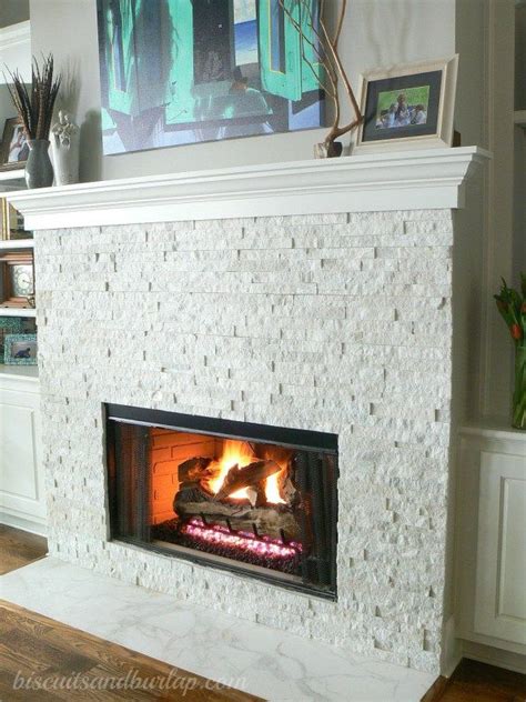 White Fireplace Ledger Stone Wall Consider Stacked Stone Ledger