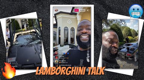 Rick Ross Ig Live Purchasing A Classic Lamborghini Youtube