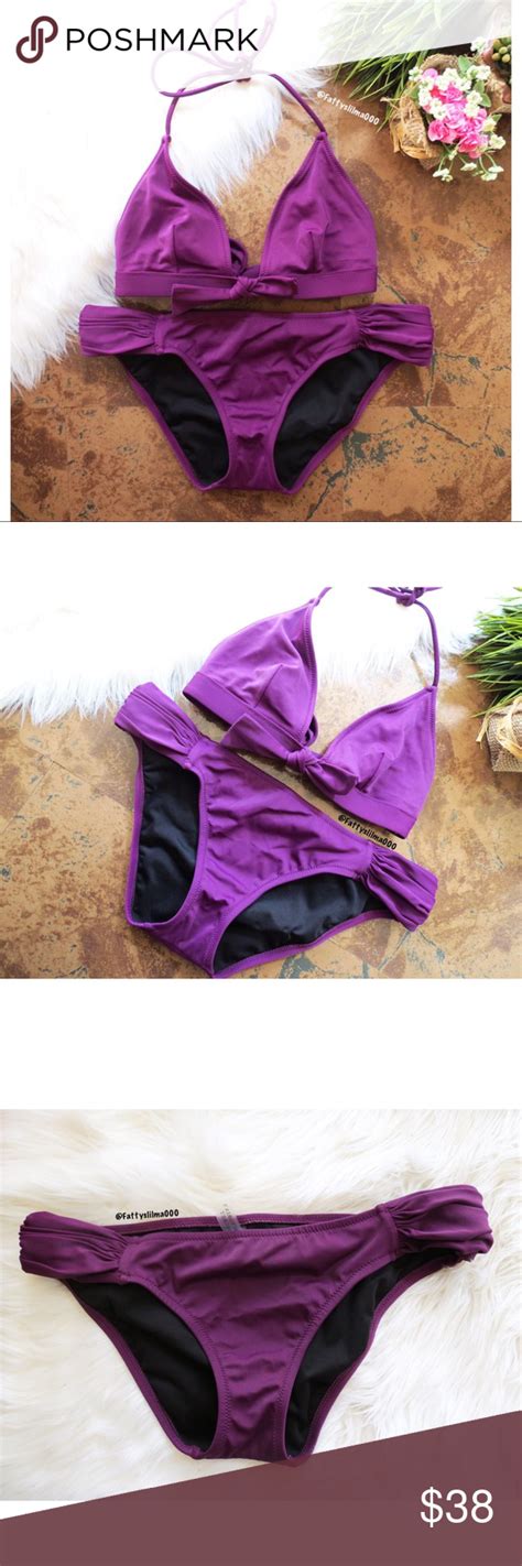 Victorias Secret Basic Purple Bikini Set 🌴 Purple Bikini Set