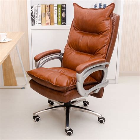 Luxurious And Comfortable Home Office Chair Adjustable Height Ergonomic Boss Seat Furniture Swivel Chair 