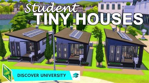 🎓 Student Tiny Houses Sims 4 Speed Build Nocc Youtube