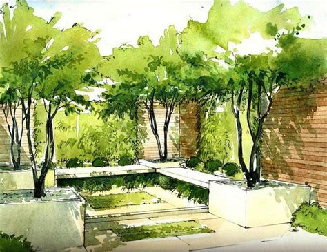 Helen Thomas Landscape Design Drawings Landscape Architecture Design