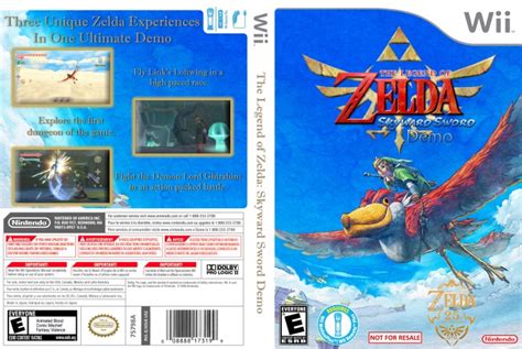 The Legend Of Zelda Skyward Sword Retail Demo Wii Box Art Cover By Joe