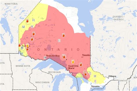 Forest Fire Hazard Extreme Across Most Of The Northeast Sudbury News