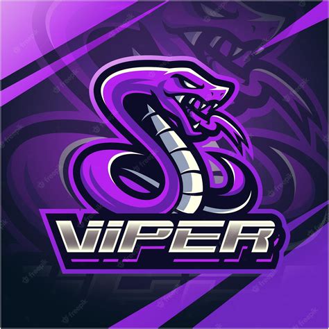 Premium Vector Viper Snake Mascot Logo Design