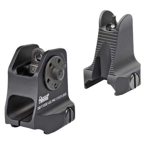 Daniel Defense Front And Rear Fixed Iron Sight Set Rooftop Defense