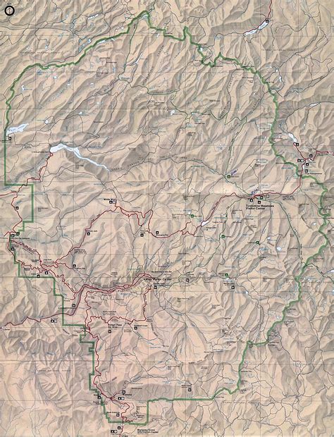 Yosemite National Park Map Yosemite California Usa Mappery