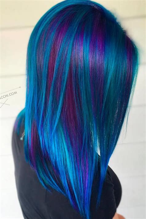 Blue Purple Hair Dye