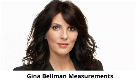 Gina Bellman Measurements Height Weight And Age Expose Times