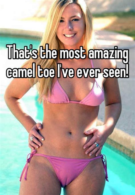What does camel toes expression mean? That's the most amazing camel toe I've ever seen!