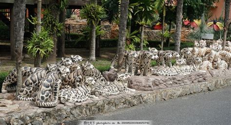 中国内地 chinese mainland | 简 en. 花豹雕塑图片_旅游摄影_自然景观-图行天下素材网