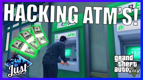 Atm Hacking Gta 5 Roleplay Justrp Youtube