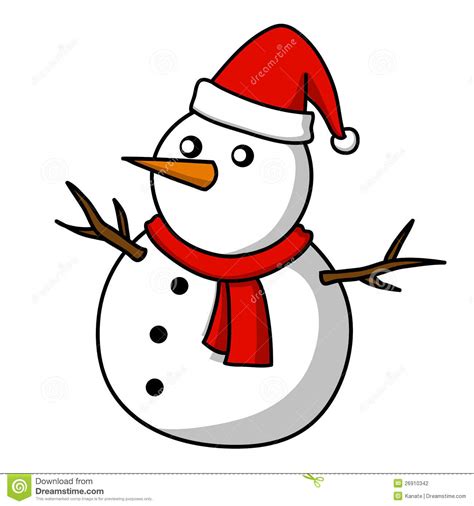 Christmas is coming and the best way to celebrate is to put in your profile picture santa's hat or red hat, you can do it online and choose several types. Christmas Snowman cartoon. stock illustration ...