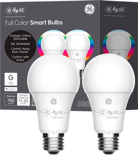 Best Buy C By Ge A19 Bluetooth Smart Led Light Bulb 2 Pack