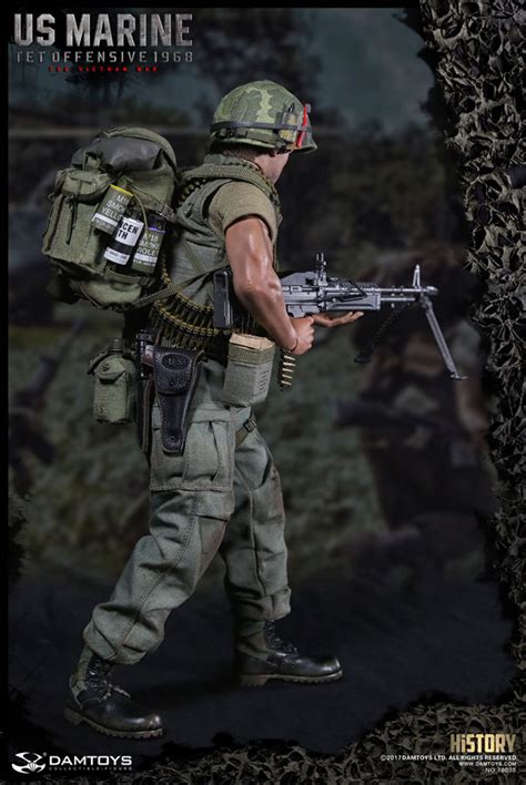 Us Marine Vietnam War Tet Offensive 1968 Soldier 16 Scale Figure By