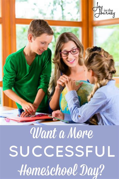 5 Steps To A Successful Homeschool Day Joy In The Journey
