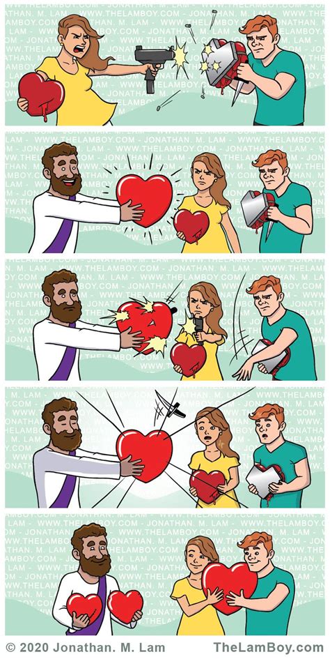 Jesus Affect In Relationships Comic Strip Jesus Cartoon Christian