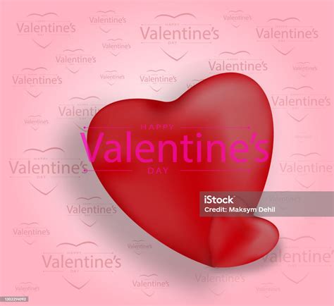Hintergrund Für Karten Und Grüße Am Valentinstag Am 14 Februar Stock