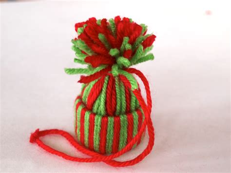 Tutorial Yarn Hat Ornament Made With Recycled Toilet Paper Rolls