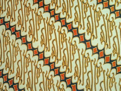 Indonesian Traditional Batik Striped Batik Motif Stock Photo Image