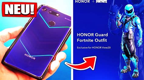 Fortnite Honor View 20 Guard Outfit Mobile Skin Galaxy 20