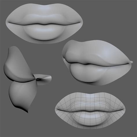 Female Lips 3d Model 3d Printable Cgtrader Zohal
