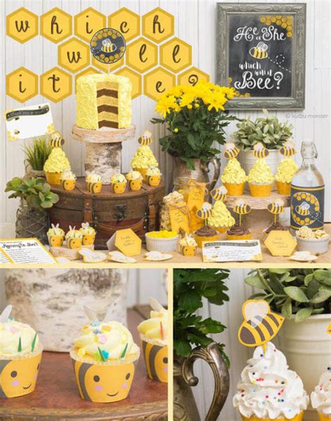 Gender roles in food production: What Will it Bee? Gender Reveal Party Ideas - Parties With ...