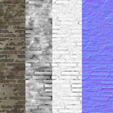 3d Textures Pbr Free Old Brick Wall With Sloppy Bricks 3d Texture Pbr