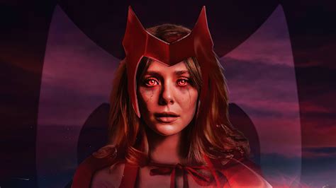 Wanda Maximoff Elizabeth Olsen Marvel Comics Scarlet Witch 4k Hd