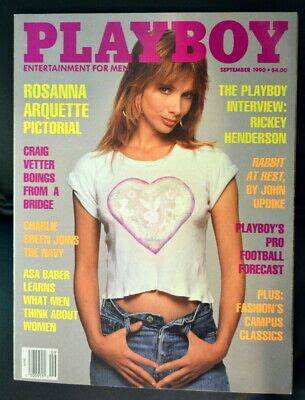 Playboy September 1990 Kerri Kendall Rosanna Arquette World Cup Women