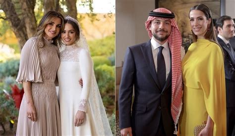 Jordans Princess Iman Weds In Dior Gown As Crown Princes Fiancée Rajwa Al Saif Champions