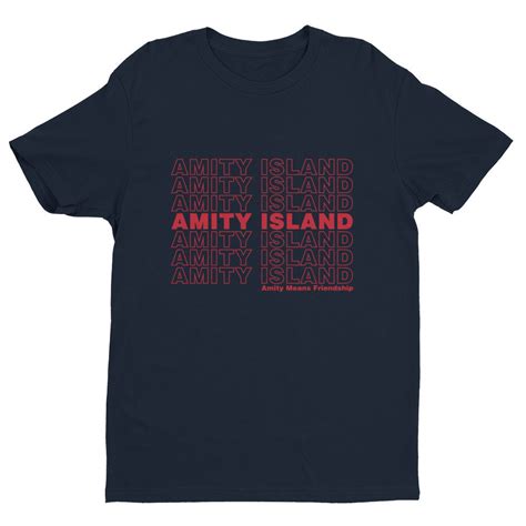 Amity Island Amity Means Friendship Unisex T Shirt Etsy
