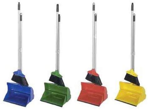 Lobby Dustpan With Broom Yellow Padstow Food Service Distributors