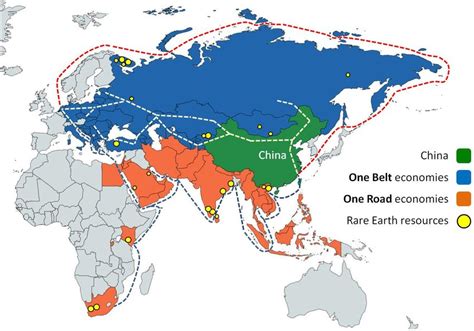 The Belt And Road Initiative Roadmap Including Ree Sources Found In
