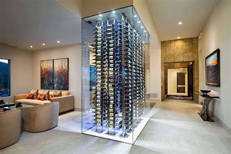 Glass Enclosed Wine Cellar Project Heritage Vine Inc