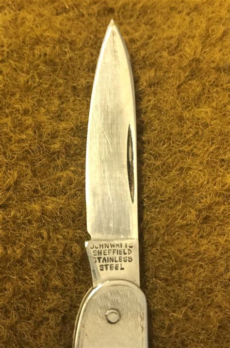 Vintage B4 Any Stainless Steel Pocket Knife ﻿ John Watts Sheffield