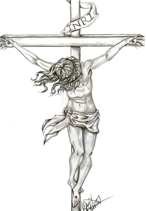 Jesus On The Cross Sketch