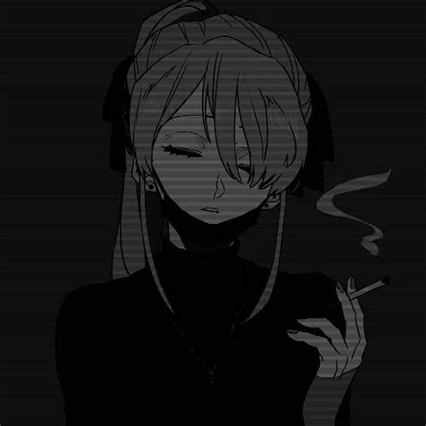 Aesthetic Anime Girl Drawing Posted By Samantha Sellers Grunge Short Hair Girl Aesthetic Pfp Hd