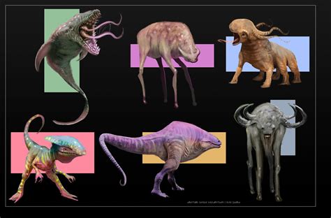 Alan Quiroz Creature Design Explorations